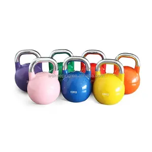 शक्ति प्रशिक्षण वजन उठाने kettlebells रंग स्टील प्रतियोगिता केतली घंटी समायोज्य सस्ते कच्चा लोहा Kettlebell