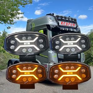 10 pouces Led brouillard/feux de conduite projecteur <span class=keywords><strong>camion</strong></span> 24V Led Spot phare Led <span class=keywords><strong>4x4</strong></span> blanc ambre remorque Luces Para Camiones - Product Image 3