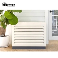 Unité de climatisation en aluminium pour l'extérieur Couvercle de protection en aluminium Couvercle de radiateur pour la maison