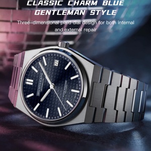 New Hot Selling Automatic <b>Watch</b> for Men Japan 8215 Movt Mechanical Wristwatch Rose Gold Luminous 50M Waterproof - Product Image 3