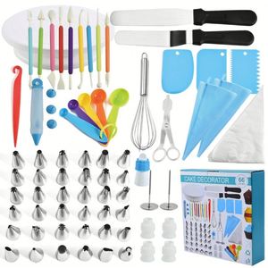 <b>Cake</b> <b>Decorating</b> <b>Kit</b> Non-Slip Stainless Steel <b>Cake</b> Turntable Eco-Friendly Baking Tools Supplies Customized Color Color Box - Product Image 4