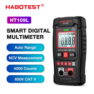 Multímetro Digital Habotest HT109L True RMS Testador 600V/10A Boa Qualidade Operação Manual Certificado CE Mais Vendido - Product Image 4