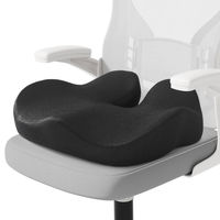 Coussin de siège ergonomique en mousse à mémoire de forme, soulagement du coccyx, de la sciatique et du dos, antidérapant, lavable, pour bureau, voiture, fauteuil roulant