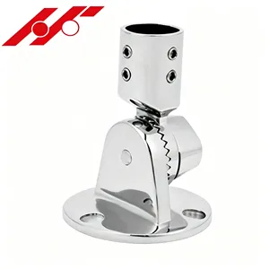Base de montaje de antena deslizante de fondo redondo de acero inoxidable 316 Hydro Yacht Marine para accesorios de embarcaciones - Product Image 1
