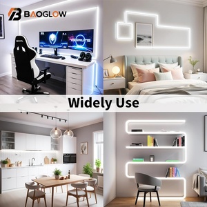 Tira de Luces LED Inteligente Flexible de 24V 8mm 9W Smd 2835 de 10 Metros Multicolor Blanco, Luces Interiores de 6000k Cortables cada 300mm para TV - Product Image 6