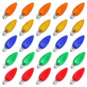 Ampoule <span class=keywords><strong>LED</strong></span> de remplacement Guanyi C9, alimentation CA avec culot E17 pour décorations de Noël - Product Image 3