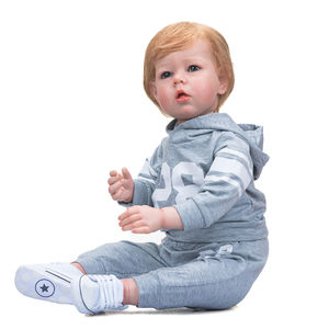Poupée bébé garçon réaliste de 75 cm (30 pouces) - Poupée reborn réaliste faite à <span class=keywords><strong>la</strong></span> main pour les enfants - Cadeau jouet - Product Image 6