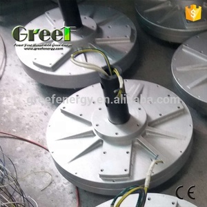 Générateur à flux axial sans noyau de fer haute fiabilité 10 KW 100 tr/min pour systèmes hybrides éolien-solaire - Product Image 1