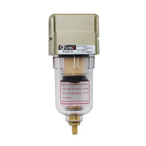 CHDLT Manufacture Sell 1/4 Auto Drain Copper Filter Element AF2000-02 Compressed Air Filter Oil Water Trap Separator