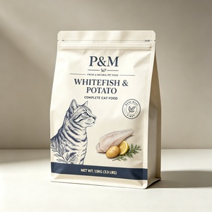 Bolsa de Papel Kraft Compostable y Biodegradable para Envasado de Alimentos Secos Orgánicos, Impresión Personalizada, Alta Barrera, Ecológica, con Cierre Superior para Mascotas - Product Image 2