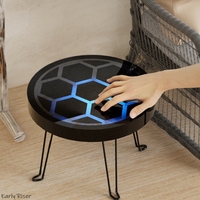 Early Riser 30cm moule rond en Silicone pour bricolage résine époxy cristal rivière Table nid d'abeille présentoir moule de coulée pour artisanat
