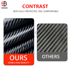 Clé de voiture à distance en fibre de carbone ABS pour Geely Atlas Boyue NL3 Coolray 2024 X6 X7 EX7 Emgrand Kulrey GT GC9 - Product Image 5