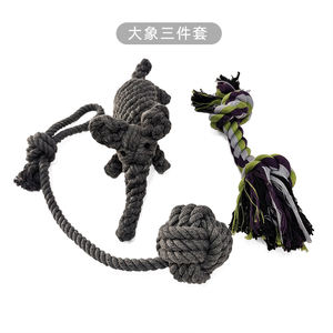 Giocattolo da masticare per cani di media e piccola corda di cotone pacchetto molare <span class=keywords><strong>2</strong></span> - Product Image 3