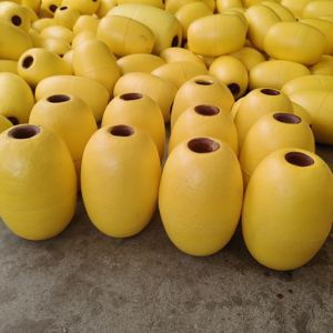 Yinqiu Pvc flotteur usine PVC chalut filet bouée TF-17 moyen mousse balle TF17B flotteur pêche pour filet maillant - Product Image 2