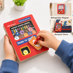 Juguete Educativo <span class=keywords><strong>de</strong></span> Madera al por Mayor: Máquina Expendedora <span class=keywords><strong>de</strong></span> Cápsulas, Juego <span class=keywords><strong>de</strong></span> Emparejamiento, Juguete <span class=keywords><strong>de</strong></span> Aprendizaje <span class=keywords><strong>de</strong></span> Motricidad Fina OEM ODM - Product Image 5