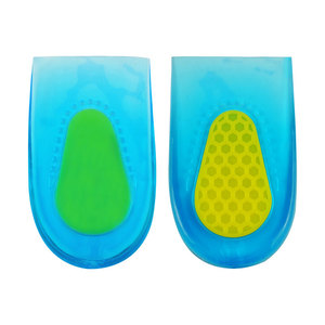 Almohadilla <span class=keywords><strong>de</strong></span> medio talón para aliviar el <span class=keywords><strong>dolor</strong></span> <span class=keywords><strong>de</strong></span> talón, suave y cómodo, para deportes, alveolar, absorción <span class=keywords><strong>de</strong></span> impacto - Product Image 2