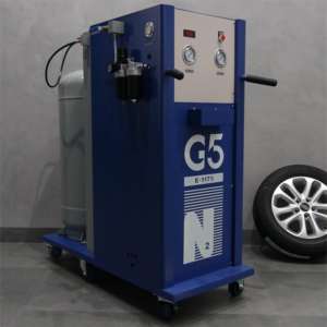 Station de remplissage d'azote numérique intérieure G5 CE, gonfleur de pneus automatique pour 2 pneus de voiture, 150 psi, pour utilisation en véhicule - Product Image 3