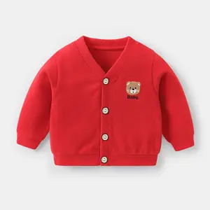 ZHUNA Sweater Custom Logo Children Clothing Unisex Wholesale Girls Fashion Winter Sweaters