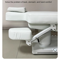 Table de massage électrique chauffante réglable en hauteur, pliable, avec base en bois, grand modèle, pour spa esthétique professionnel de luxe en extérieur