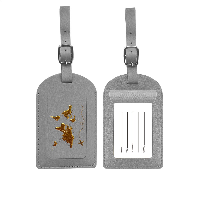 Grey Luggage Tag