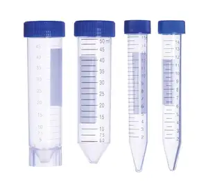 lab consumables plastic centrifuge tube 50ml 15ml 2ml 1.5ml 0.2ml for centrifuge with ce iso