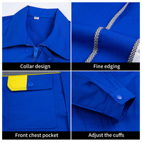 Ensemble de vêtements de travail antistatiques de sécurité professionnelle vestes de vêtements de travail personnalisées pantalons avec uniformes d'atelier réfléchissants