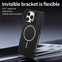 Nouveaux accessoires mobiles tendance support en Silicone TPU étuis de téléphone portable magnétiques pour iPhone 15 Pro Max 14 13 11 16 couverture arrière