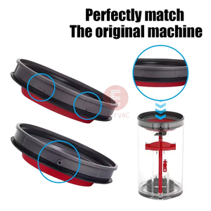 Repuestos para Aspiradora Eléctrica Dysoner <span class=keywords><strong>V6</strong></span> - Tapa del Depósito de Polvo y Anillo de Sellado Fijo - Fabricante - Product Image 2