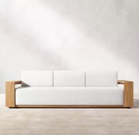 Moderne Outdoor-Gartenmöbel aus Teakholz für Villa, Innenhof, Hotelterrasse, Freizeitbereich, Restaurant und Strand