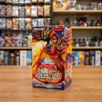 Yu-Gi-Oh TCG Premium Pack 17 Caja de Sobres con 15 Paquetes Sellados de Fábrica Coreanos, Cartas Coleccionables de Anime al por Mayor