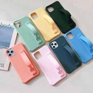 TENCHEN Matte Mềm Tpu Silicone Ban Nhạc Ngón Tay Dây Đeo Vòng Grip Chống Sốc Điện Thoại Di Động Trường Hợp - Product Image 1