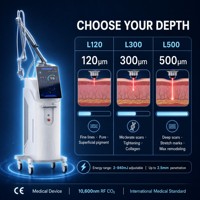 JONTELASER L600 Laser fractionné CO2 pulsé pour le resserrement vaginal, l'élimination des vergetures, le blanchiment de la peau, refroidissement par air haute performance 40W/70W