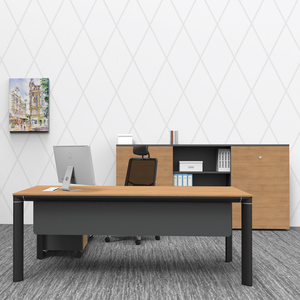 2024 mới nhất cao cấp <span class=keywords><strong>MDF</strong></span> văn phòng điều hành bảng nhà văn phòng máy tính bàn - Product Image 5