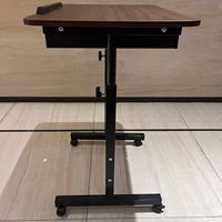 Table de bureau réglable pour ordinateur portable avec boîte de rangement Table élévatrice pour puzzle pour enfants pour bureaux de bureau