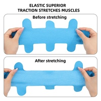 Bande Kinesiologique OEM pour le Soulagement de la Douleur des Muscles Postérieurs du Talon et du Mollet, Pré-Découpée, Sportive, Imperméable, Respirante, Athlétique