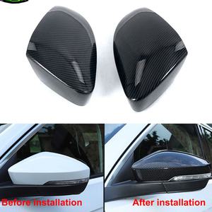 Cubierta de Espejo Lateral para Auto WZXD, ABS Negro Brillante, Accesorios Exteriores de Repuesto, Tuning 2018 - Product Image 2