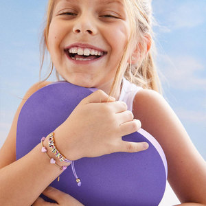 Waterproof 316L Stainless Steel Fashion <b>Bracelet</b> & Bangle 14K 18K Gold Plated Heart Girls Kids <b>Bracelets</b> for Girls Kids - Product Image 2