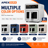 Horno Freidora de Aire Digital 6.5L 1700W, Proveedor de Compras Mixtas y Combinadas, Fábrica OEM para Importadores y Mayoristas