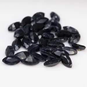 Натуральный Китайский драгоценный камень с черным сапфиром, драгоценный камень для ювелирных изделий