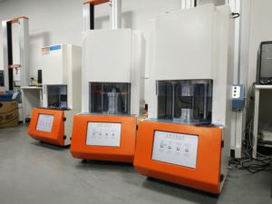 Vulcanomètre <span class=keywords><strong>automatique</strong></span> pour polymères plastiques, industrie du caoutchouc, rhéomètre à matrice sans rotor mobile - Product Image 4