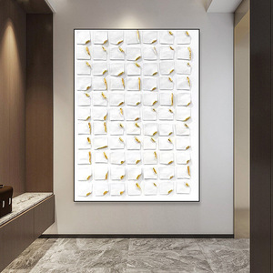 Décor à la maison technique mixte oeuvre abstraite Art mural fait à la main acrylique oeuvre 3D <span class=keywords><strong>cadre</strong></span> peinture - Product Image 3