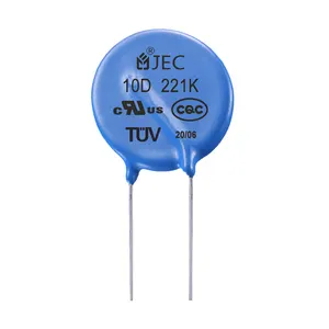 Silicon Resin Film 10D270k CQC Kẽm Oxide Varistor 27V Đối Với Truyền Thông Đo JEC 10D270K