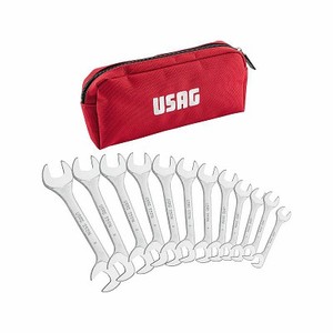 Usag Combination Wrench <b>Set</b> 8 <b>Pc</b> Metric Steel Tools For Automotive Repair - Product Image 1