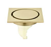 Siphon de sol invisible en laiton pour salle de bain, avec filtre anti-odeur et attrape-cheveux, bouchon de drain de douche