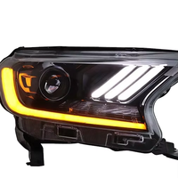 SINO – Phare avant pour Ford Everest, lentille LED modifiée Ranger, feux de jour Mustang, clignotants séquentiels