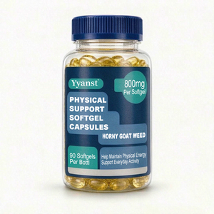 Complément alimentaire à base de plantes pour le soutien physique, extrait de Horny Goat Weed 800mg, 90 gélules, pour maintenir l'énergie des hommes actifs au quotidien, OEM - Product Image 1