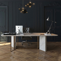 Table à manger en marbre, 1 pièce, élégante et luxueuse, avec étagère de rangement pour salon, cuisine