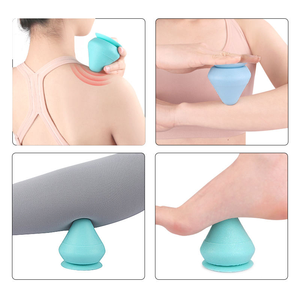 ลูกบอลนวดหลังแบบใหม่ ทรงกรวย สำหรับนวดคอ ไหล่ และเท้า พร้อมถ้วยดูด - Product Image 2