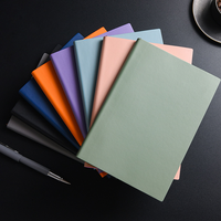 Cahier A5/A6/B5 avec impression de logo personnalisable 100 feuilles de papier Dowling pour réunion de conférence en cuir PU pour bureau et collège