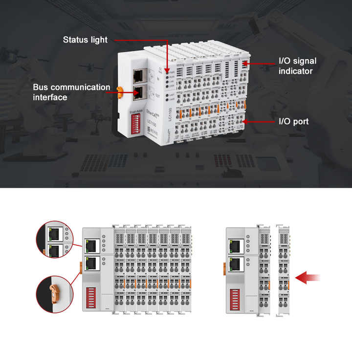 8-Channel Analog Digital Modbus Tcp Temperature Io Input/output Remotes ...